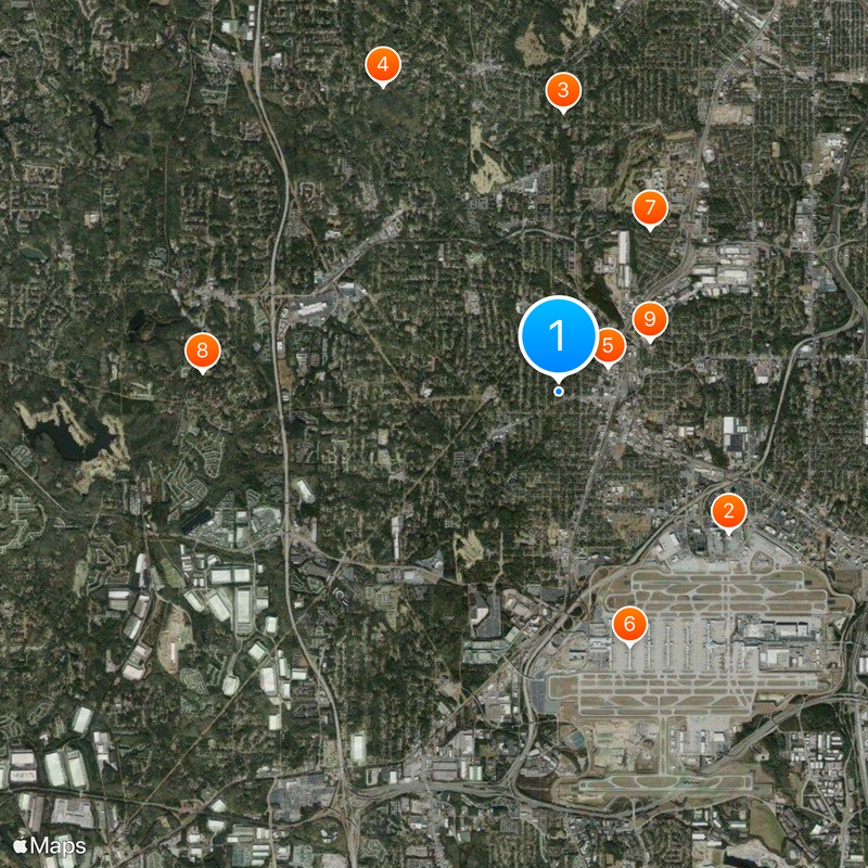East Point Map