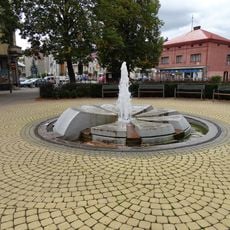 Fontána v parku na Riegrově náměstí