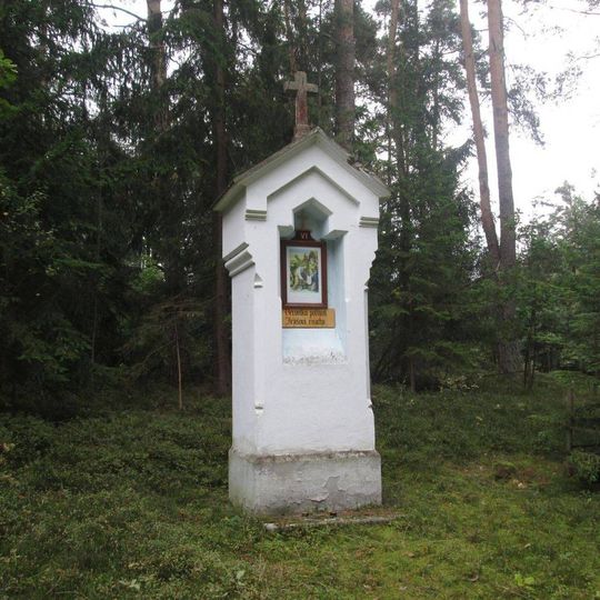 Kaplička na křížové cestě na Dunajovické hoře - 6. zastavení