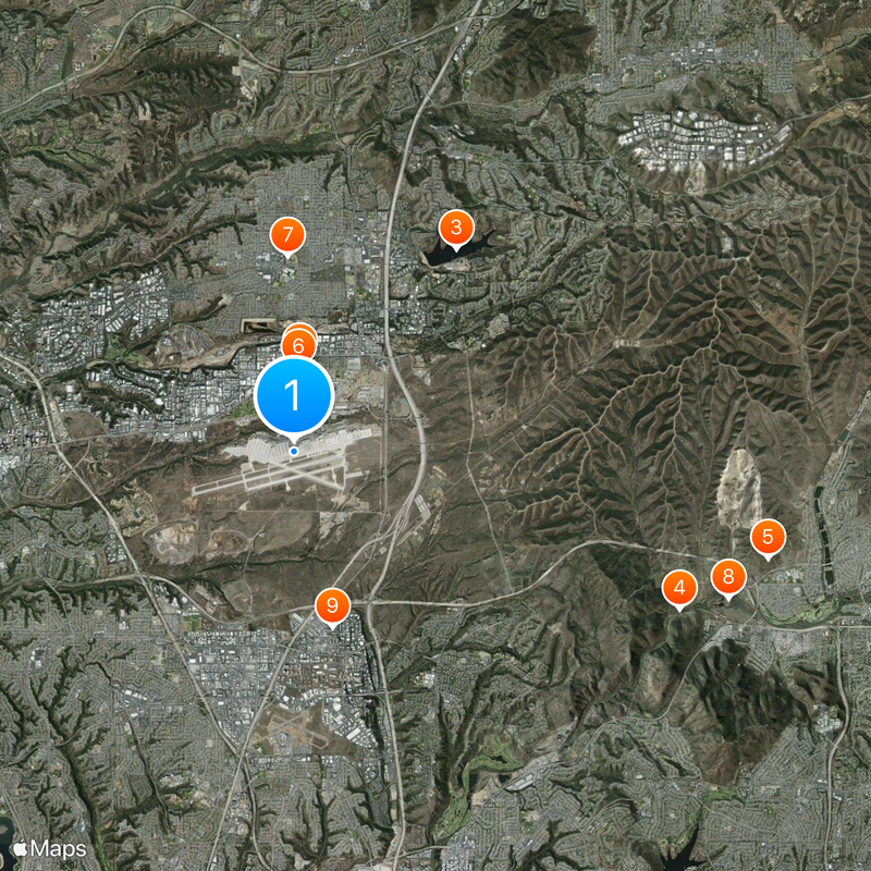 Estación Aérea del Cuerpo de Marines de Miramar Mapa