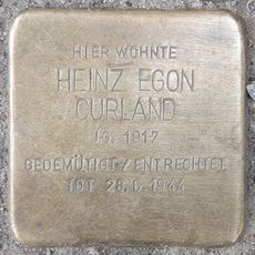 Stolperstein für Heinz Egon Curland