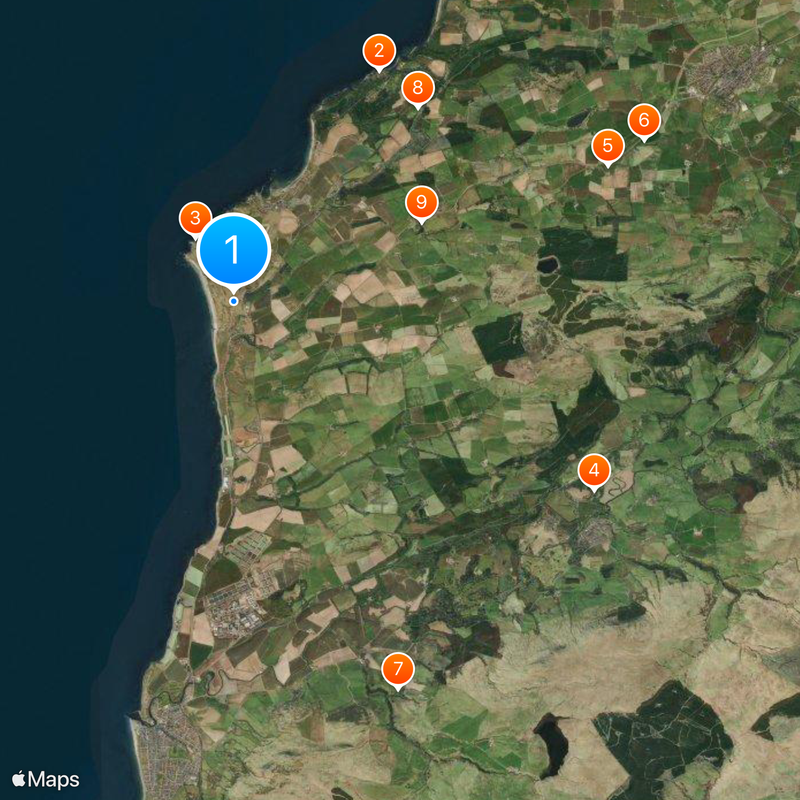 Turnberry Golf Club Kaart