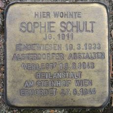 Stolperstein dedicated to Sophie Schult
