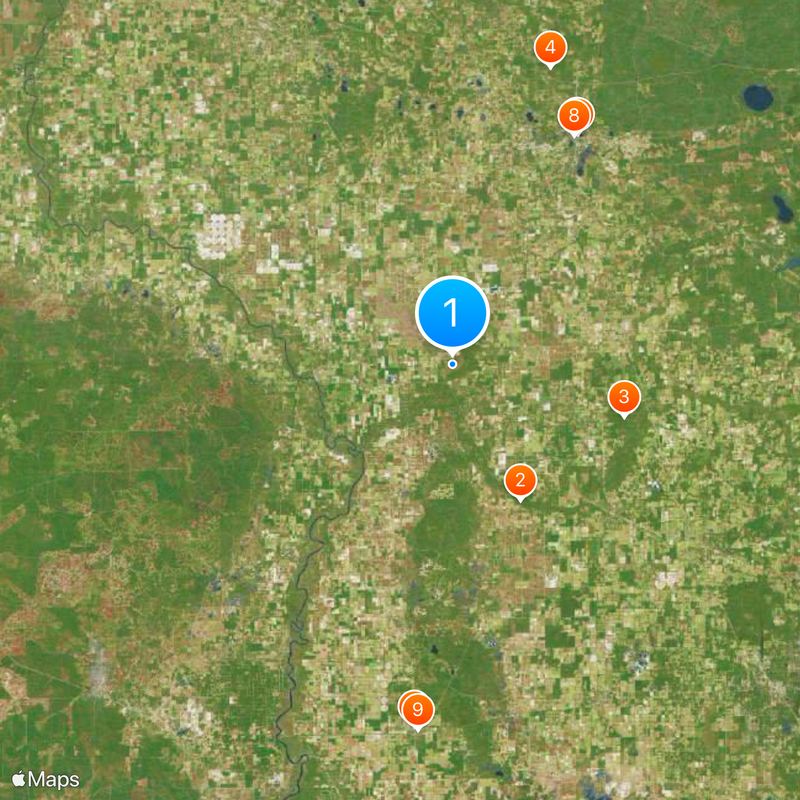 Ichetucknee Springs State Park Mapa