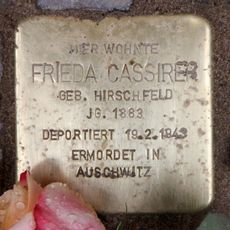 Stolperstein en memoria de Frieda Cassirer
