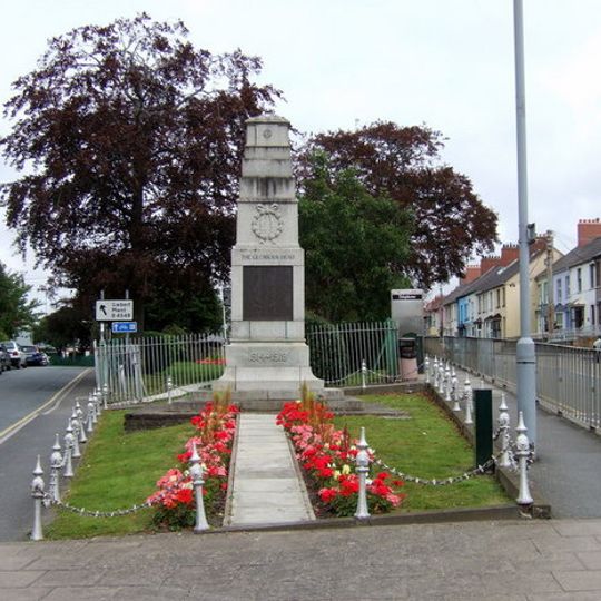 The War Memorial, Including Surrounding Fence, North Road