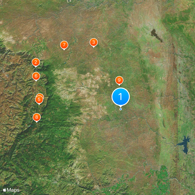 Sabi Sand Private Game Reserve Mappa