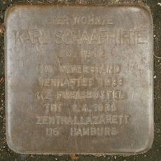 Stolperstein en memoria de Karl Schaafhirte