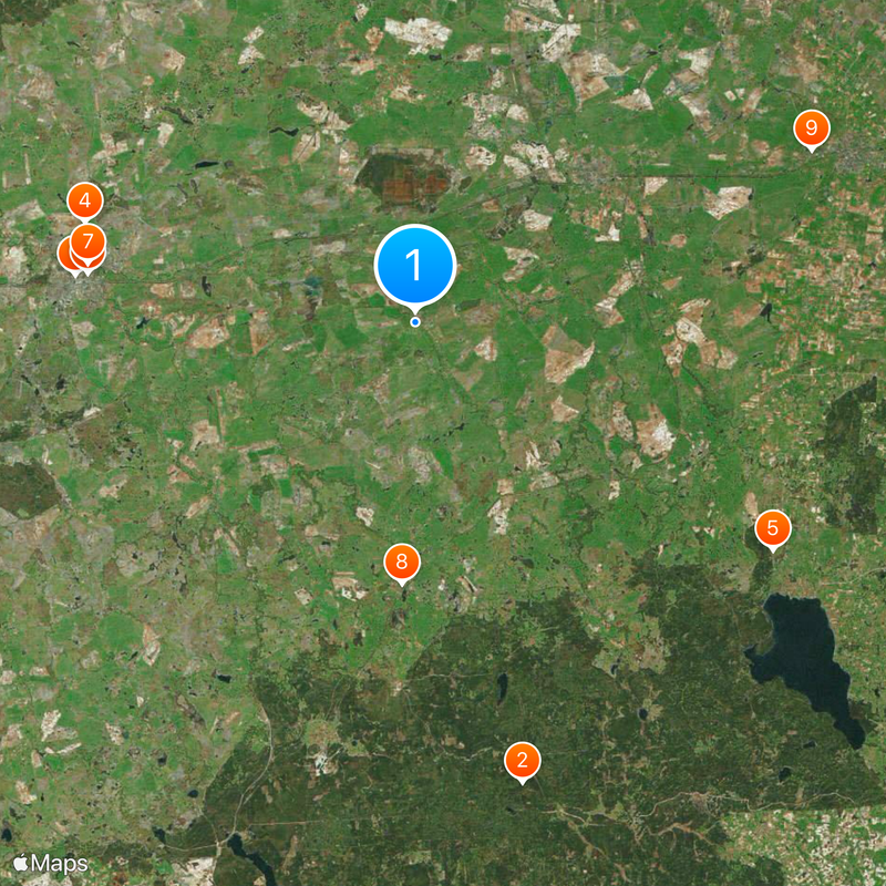 Trakehnen main stud farm Map