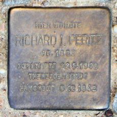 Stolperstein dedicated to Richard Isidor Peritz