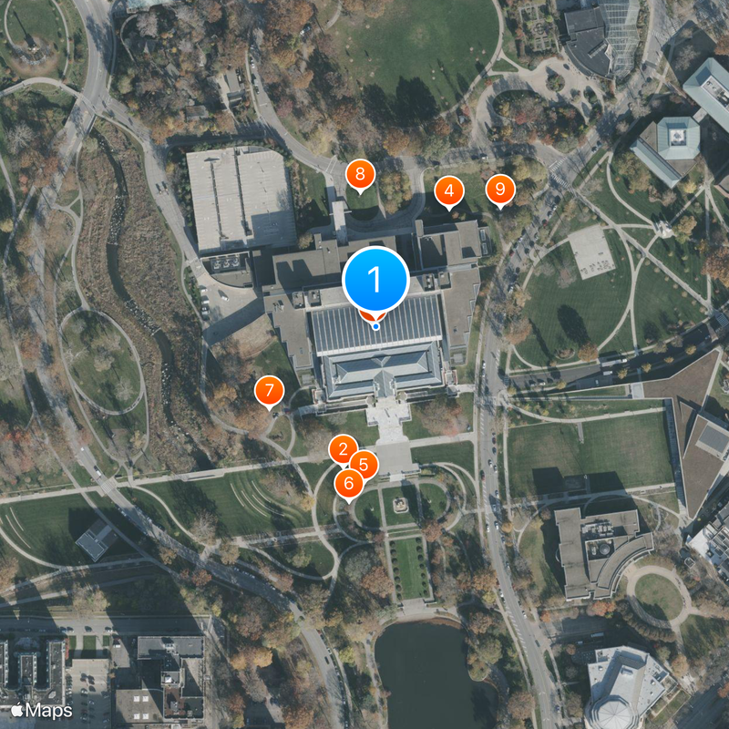 Cleveland Museum of Art Mappa