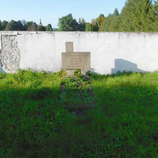 Pomník sovětským vojákům na hřbitově v Mnichově