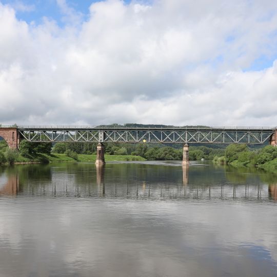 Eisenbahnbrücke über die Weser