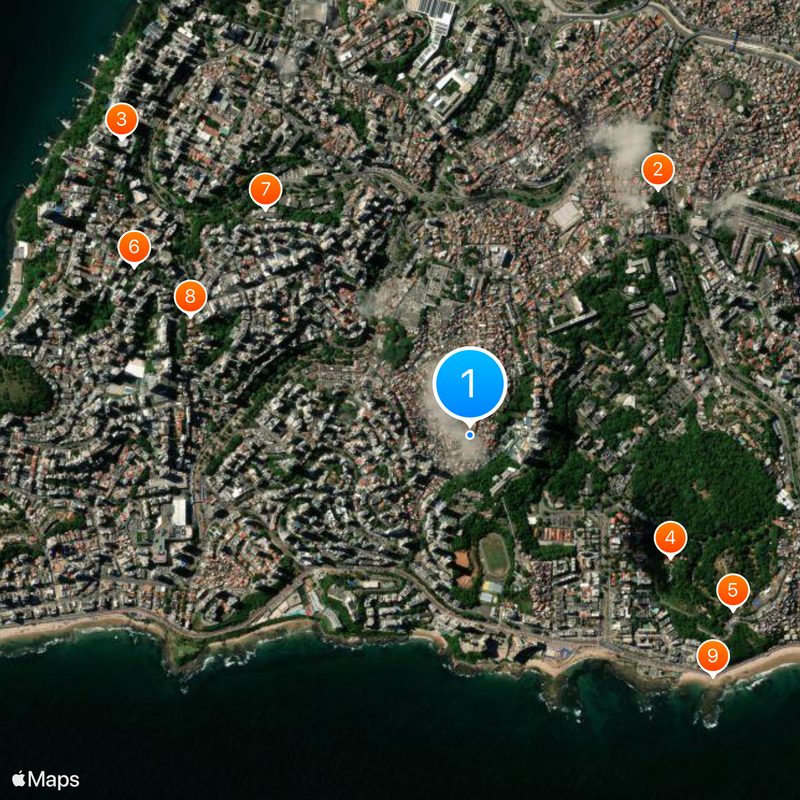 TV Bahia Map