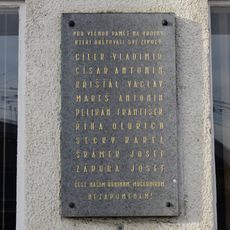 Pamětní deska ve Vozovně Pankrác