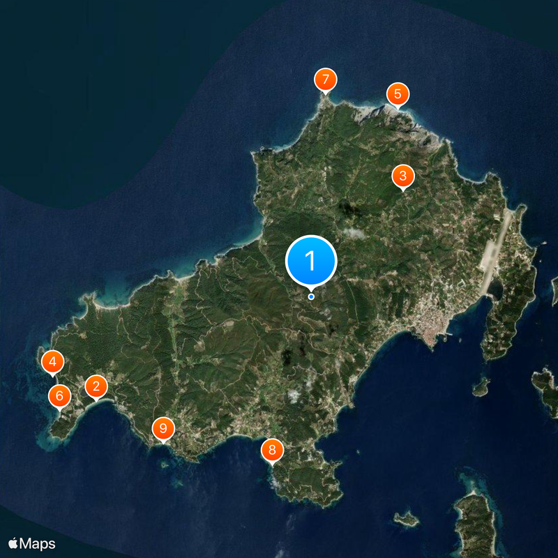 Skiathos Map