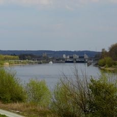 Aussichtsplattform auf dem Dach des Pumpwerks