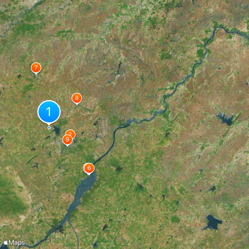 Distretto di Jhansi Mappa