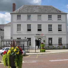 The Midland Bank, and attached iron railings
