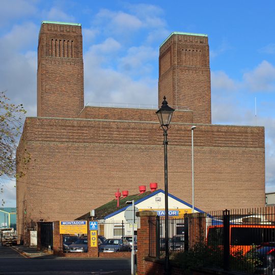 Ventilation station of the Mersey Road Tunnel