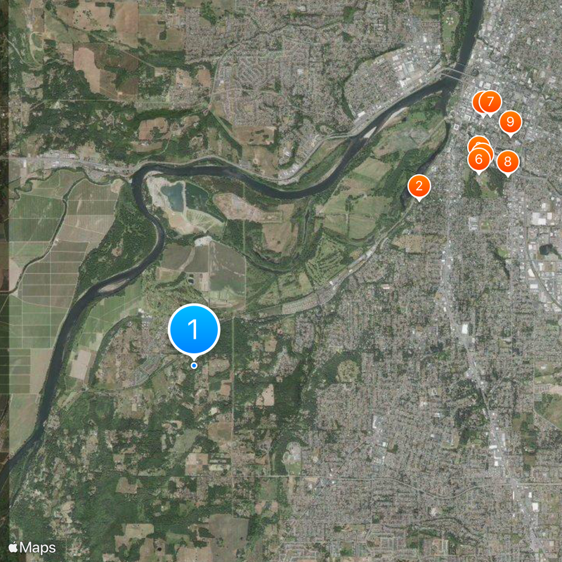 Willamette Valley Map