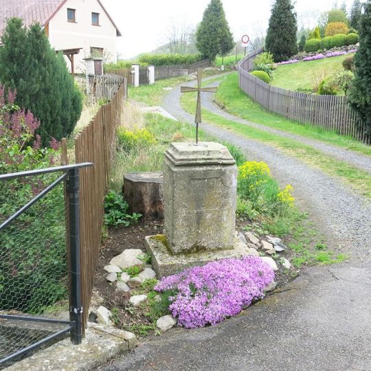 Kříž poblíž domu 152 v Merbolticích