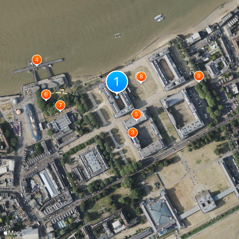 Greenwich Hospital Mappa