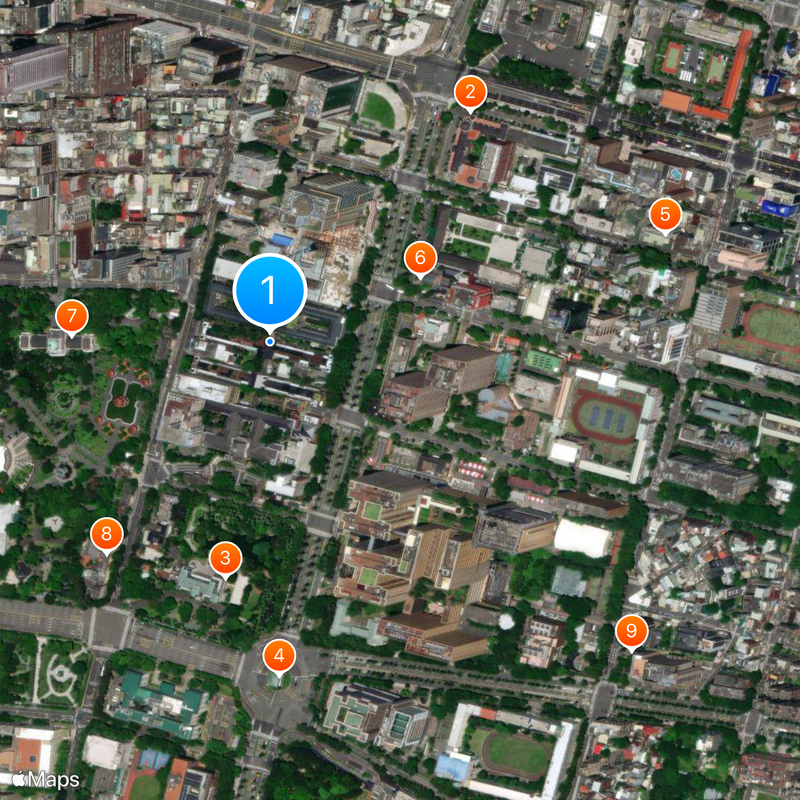 National Taiwan University Hospital Map