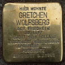 Stolperstein dedicated to Gretchen Wolfsberg