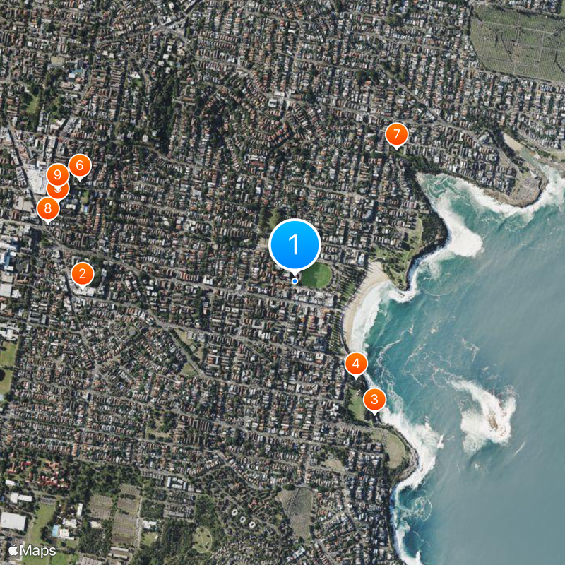 Coogee Map