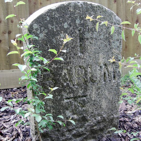 Milestone At Ss 561 345 At Corner Of Youings Drive