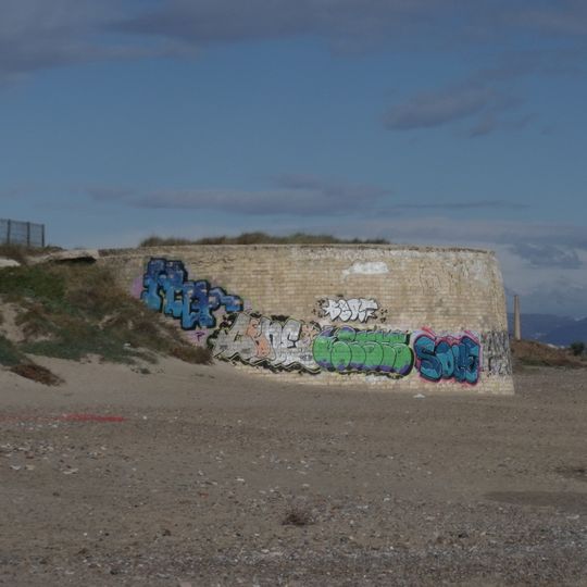 Former artillery site at El Saler