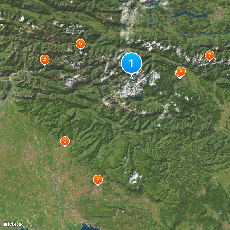 Julian Alps Map