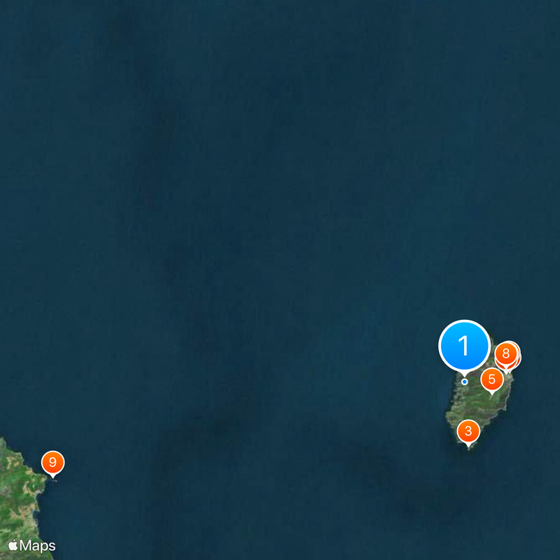 Capraia Map