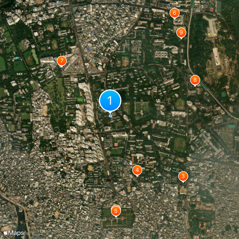 Eden Girls' College Map