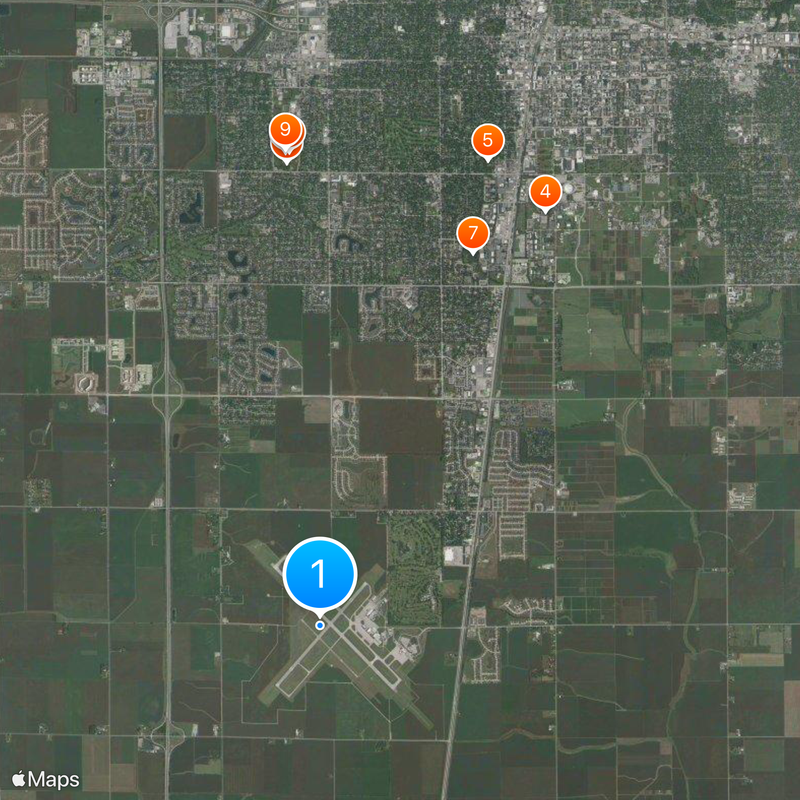 University of Illinois Willard Airport Map