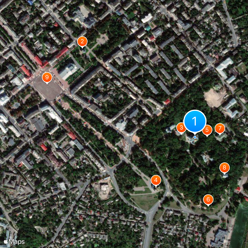 Transfiguration Cathedral, Chernihiv Map