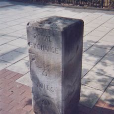 Milestone, Clapham Road, Stockwell SW9, S of jct with Albert Square
