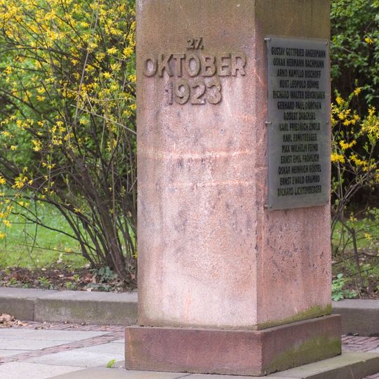 Gedenkstätte für die Opfer des 27. Oktobers 1923 Platz der Oktoberopfer