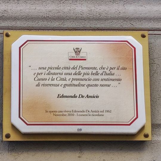 Targa Edmondo De Amicis