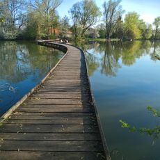 Footbridge over the Vestecký rybník