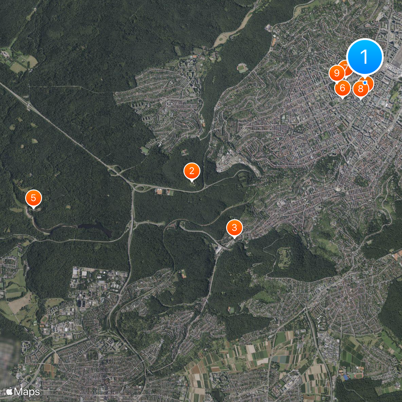 University of Stuttgart Map