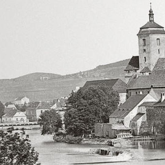 Chain bridge in Strakonice