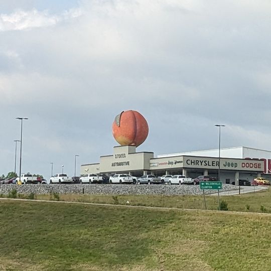 Peach Water Tower