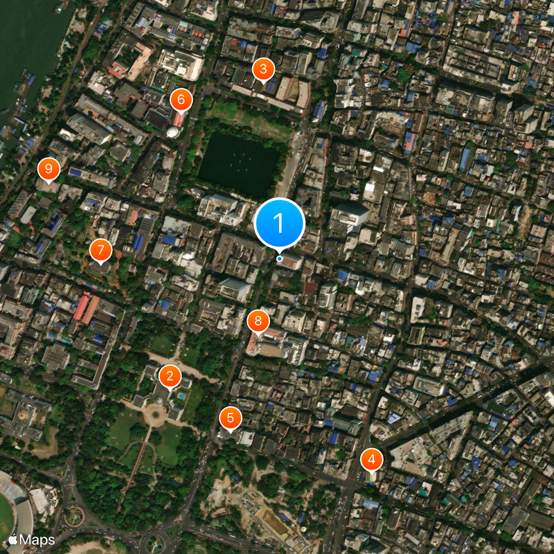 Esplanade Map
