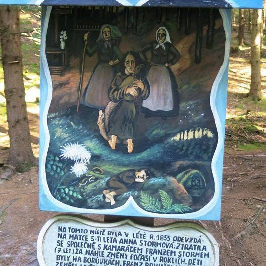 Obrázek u silnice z Rynartic do Jetřichovic