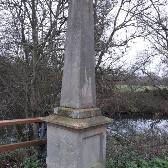 Memorial 300 yards south of Osney Lock