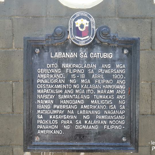 Battle of Catubig historical marker