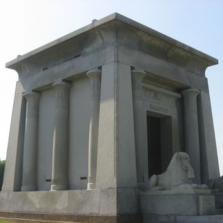Harper Mausoleum and George W. Harper Memorial Entrance