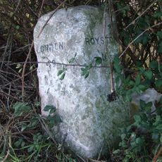 Milestone, Royston Road, N of Karsport